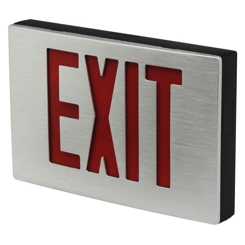DIE-CAST ALUMINUM LED EXIT SIGN KXTEU