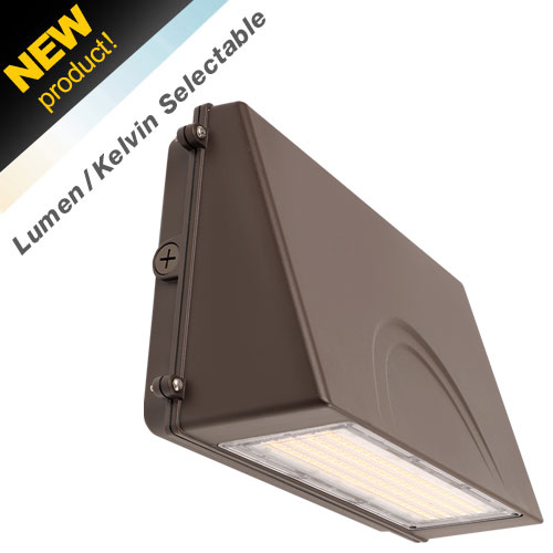 LED FULL-CUTOFF WALL PACK - LUMEN & KELVIN FIELD SELECTABLE - 8L, 15L
